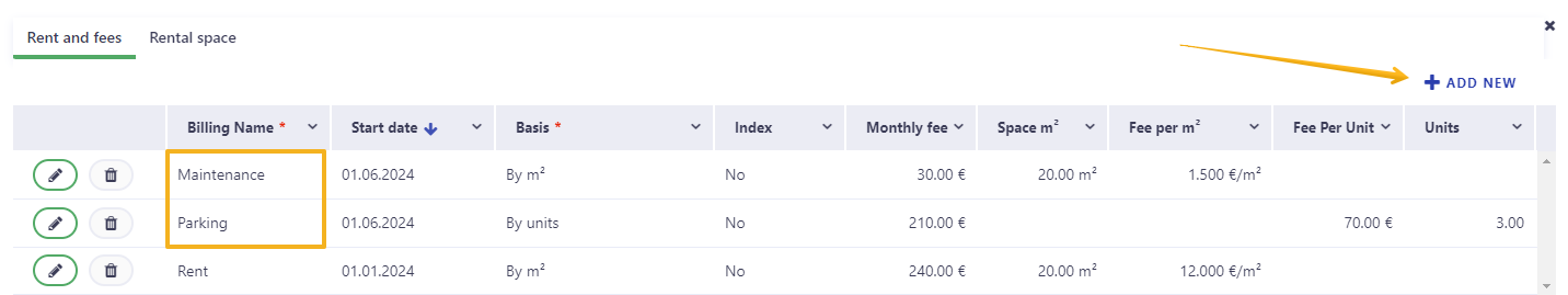 Add other fees
